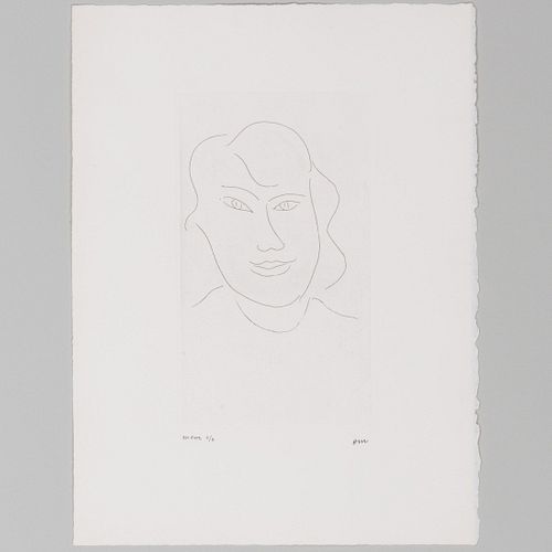 Henri Matisse (1869-1954): Visage souriant