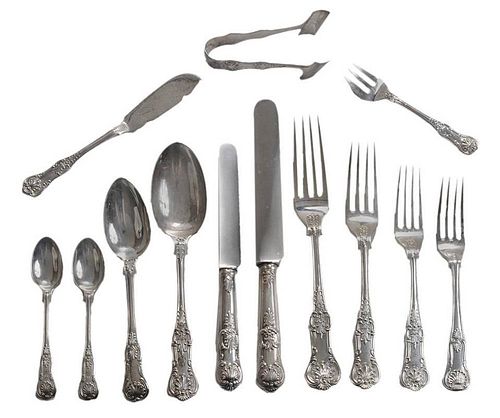 Assembled set of English Silver King's