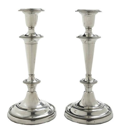 Pair of Elkington Silver-Plated