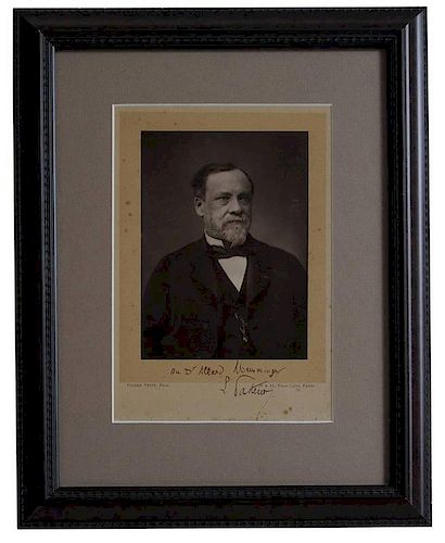Louis Pasteur Signed Photograph