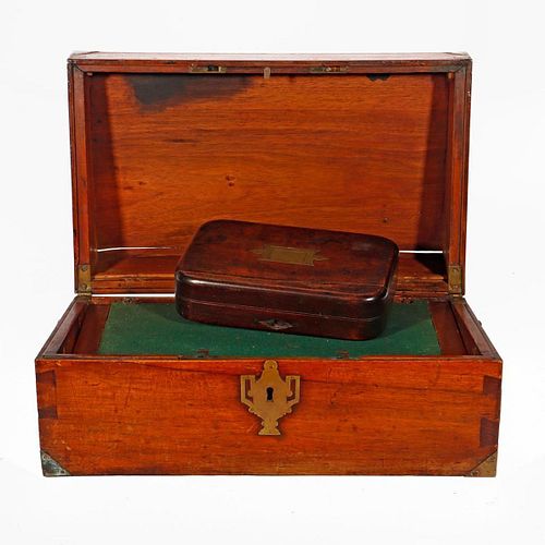 19th Century Writing/Document Box, and another.