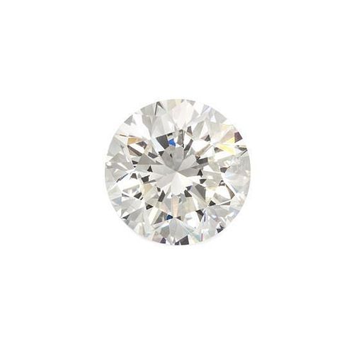 A 2.03 Carat Round Brilliant Cut Diamond, 5.60 dwts.