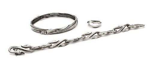 A Collection of Sterling Silver Jewelry, Angela Cummings, 38.10 dwts.