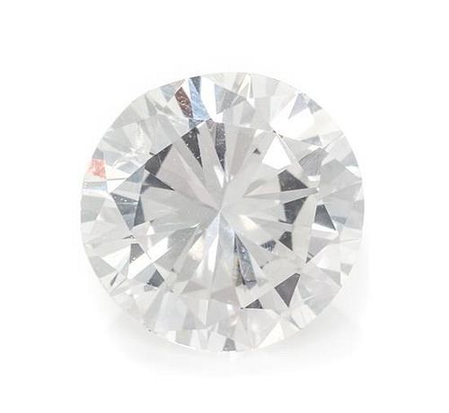 A 0.65 Carat Round Brilliant Cut Diamond,