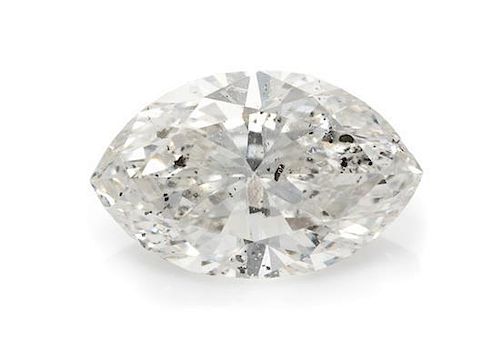 A 0.54 Carat Marquise Cut Diamond,