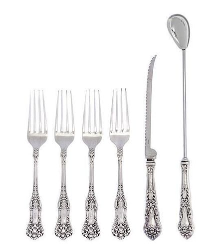 A Set of Sixteen Canadian Silver Dinner Forks, Roden Bros. Ltd., Toronto, Canada, Early 20th Century, Queens pattern, together w