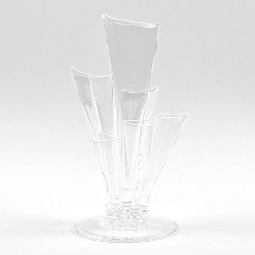 Steuben Five-Prong Vase