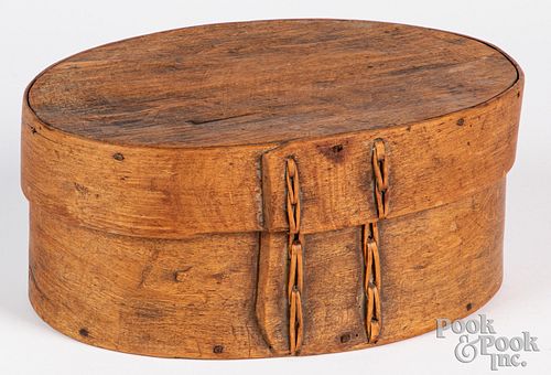Continental bentwood pantry box, 19th c.
