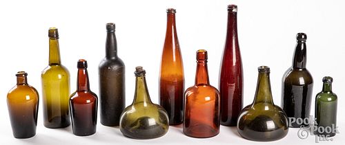 Miscellaneous bottles, 19th/20th c.