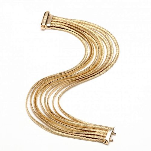 18KT Multi Strand Gold Bracelet, Marco Bicego