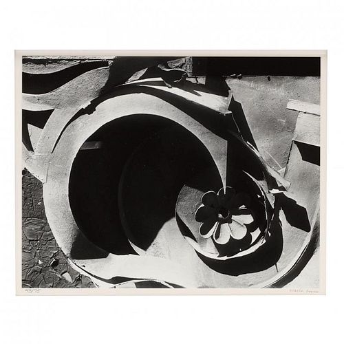 Walker Evans (1903-1975), Tin Relic with Rosette Motif