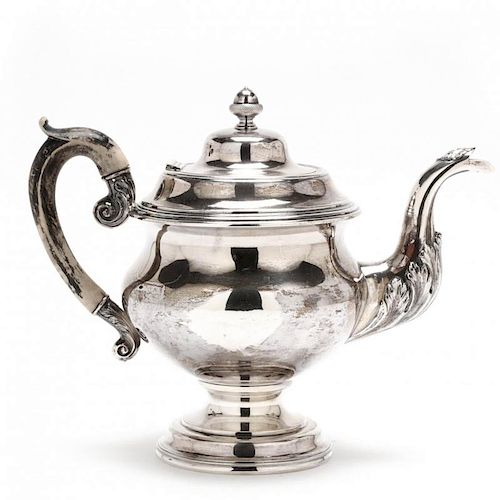 A Philadelphia Coin Silver Teapot, Robert & William Wilson