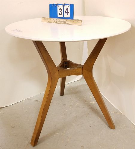 MODERN SIDE TABLE 30.5"H X28"DIAM