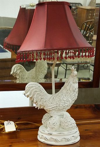 ROOSTER TABLE LAMP 25"