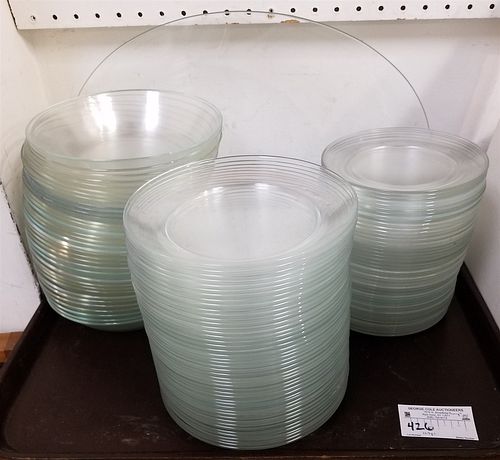 TRAY 128PC GLASS DISHES