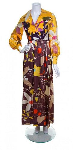 A Saks Fifth Avenue Multicolor Floral Dress,