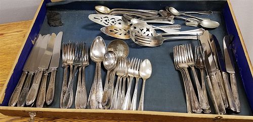 BX 24 PC SILVERPLATE SET & OTHERS
