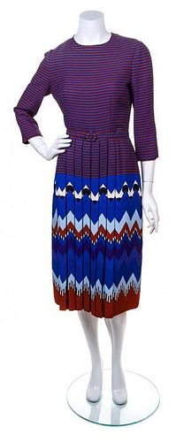 A Lanvin Multicolor Patterned Dress,