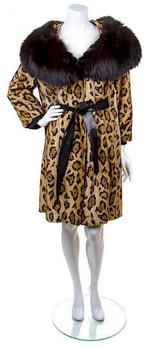 A Cheetah Patterned Coat,