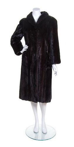 A Full Length Mink Coat,