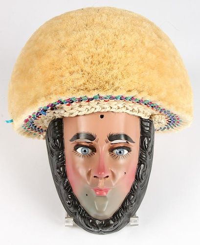 Parachico Mask w/Montera, Chiapas, Mexico