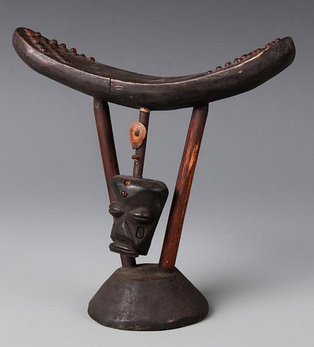 Figural African Headrest