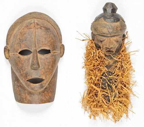 2 African Masks