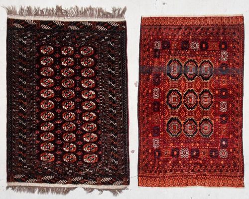 2 Semi-Antique Turkmen Rugs