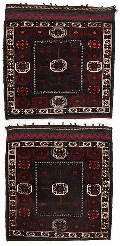 Pair of Vintage Beluch Rugs/Bagfaces, Afghanistan