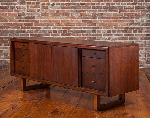 Lillian August Stained Wood Credenza