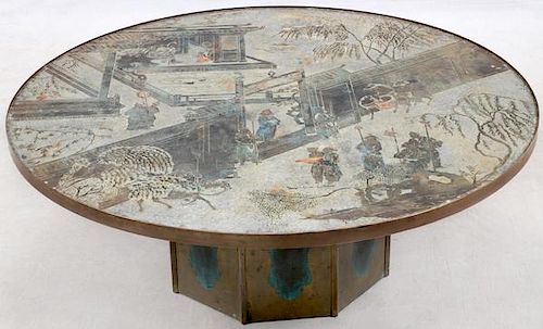 PHILIP LAVERNE 'CHAN' COFFEE TABLE C. 1965