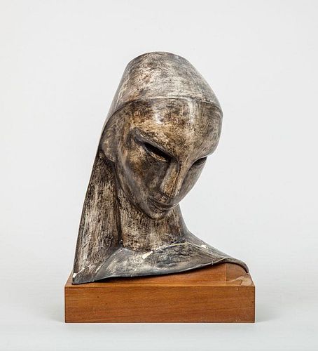 Willi Soukop (1907-1995): Untitled (Semi-Draped Female)