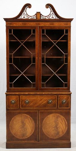 BAKER FURNITURE CO. MAHOGANY CABINET EARLY 20TH C.