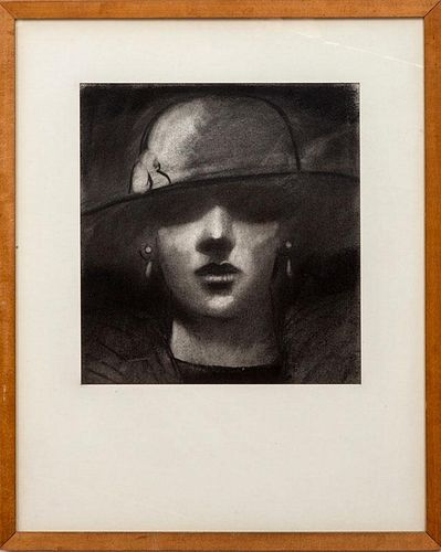 George Potter (b. 1941): Head of a Woman