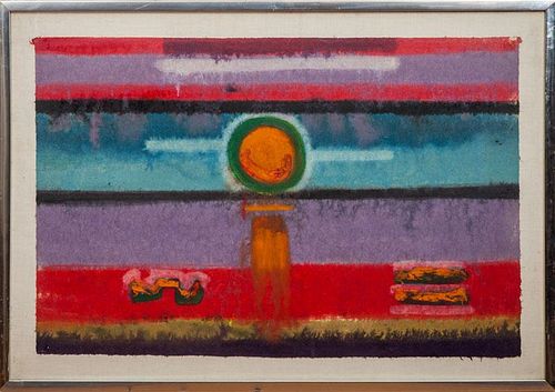 Karl Zerbe (1903-1972): Artic Light-Orange Sun