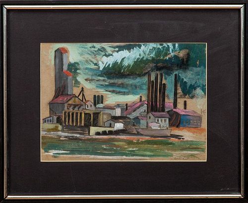 Agnes Hart (1912-1979): Industrial Landscape