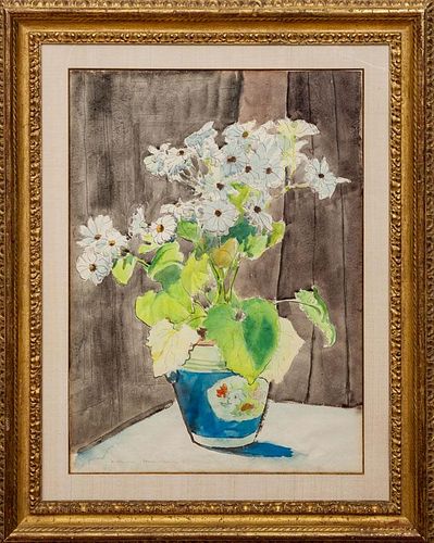 William Henderson: Potted Flowers