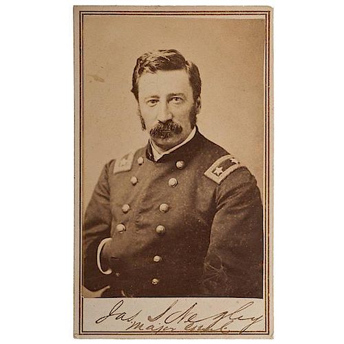 Union General James S. Negley, Signed CDV 