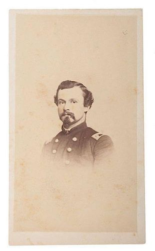 Lt. Colonel Thomas Chamberlin, 150th Pennsylvania Bucktails, WIA at Gettysburg, CDV 