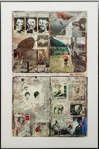 Peter Beard (b. 1938): Untitled (Collage)