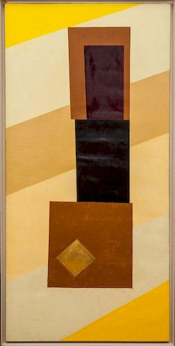 Jeanne Miles (1908-1999): Yellow Ascent No. 13