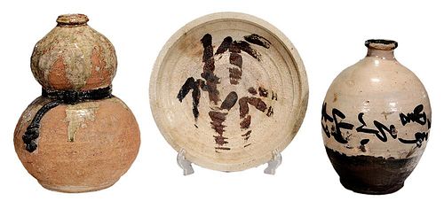 Three Pieces [Mingei] Stoneware
