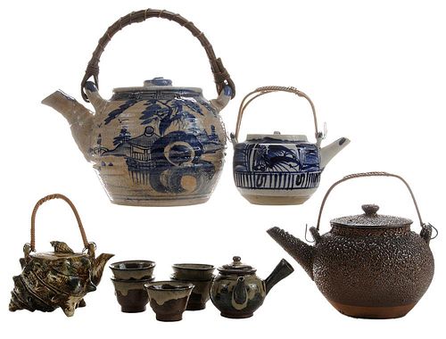Four Teapots and a Small [Sencha] Tea