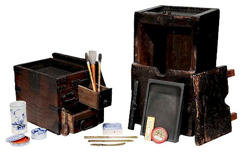 [Suzuribako] Merchant Writing Box and