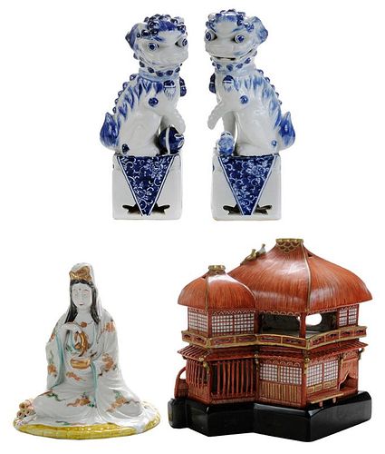 Three Porcelain Decorative Pieces