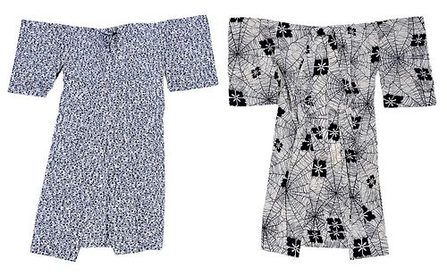 Two Vintage Summer Kimono (Yukata) and