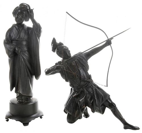 Bronze Samurai Archer and [Bijin]