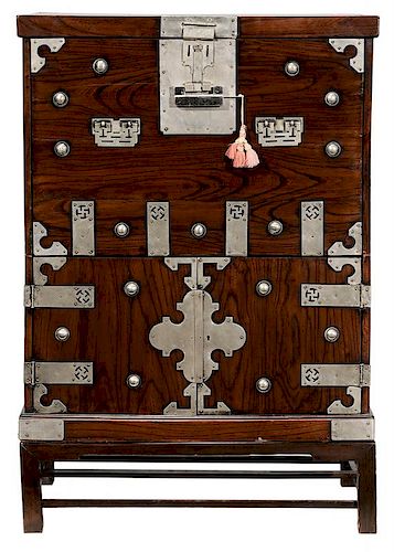 Large Abbatant-Form Chest on Stand