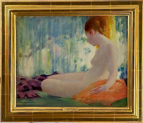 James R. Hopkins (American, 1877-1969), Oil on Canvas, <i>Cynthia</i>