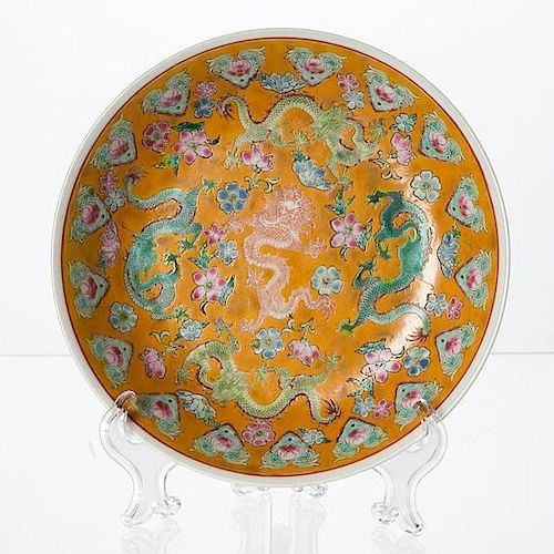 Chinese Five-Claw Dragon Plate 
